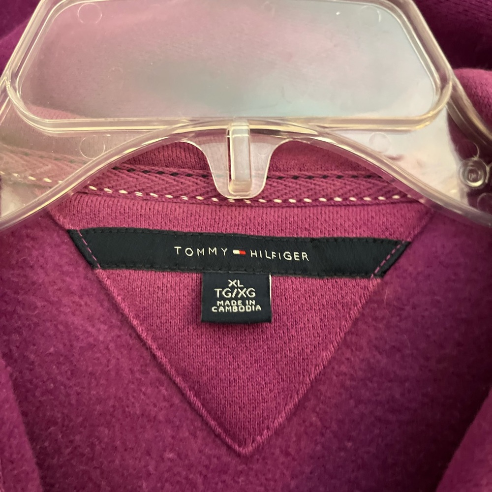 Tommy Hilfiger Purple Hoodie - Picture 2 of 6